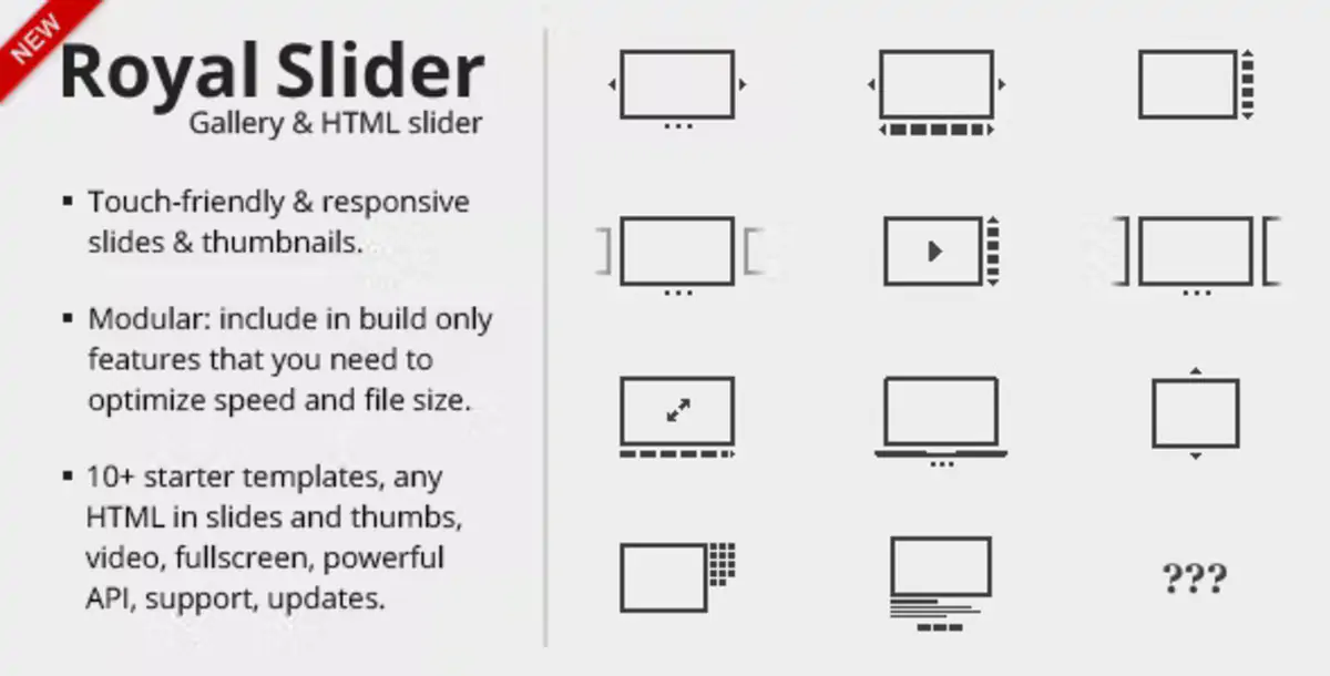 رويال سلايدر – معرض صور jQuery يعمل باللمس